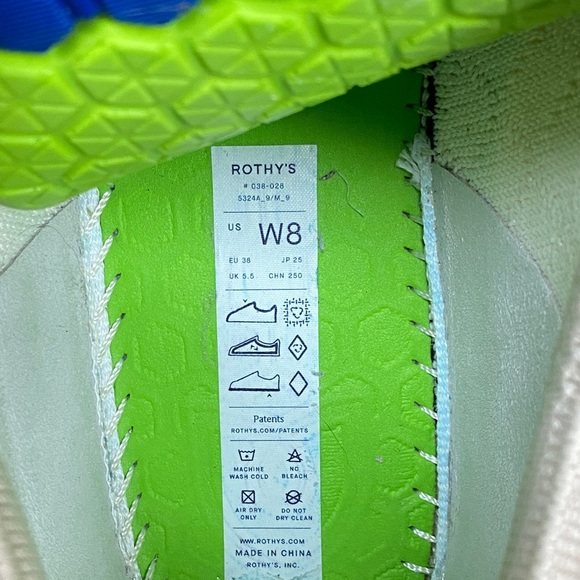 Rothy’s Lace Up Quilted Cloud Knit Women’s Casual Low Top Sneakers Size 8 - Picture 17 of 17